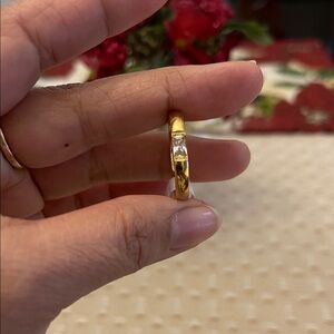 Elegant 18k Gold Plated Band Ring
